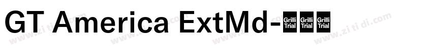 GT America ExtMd字体转换